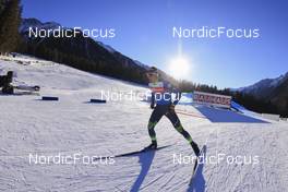 19.01.2022, Antholz, Italy (ITA): Maksim Varabei (BLR) - IBU World Cup Biathlon, training, Antholz (ITA). www.nordicfocus.com. © Manzoni/NordicFocus. Every downloaded picture is fee-liable.