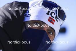 19.01.2022, Antholz, Italy (ITA): Siegfried Mazet (FRA) coach team Norway - IBU World Cup Biathlon, training, Antholz (ITA). www.nordicfocus.com. © Manzoni/NordicFocus. Every downloaded picture is fee-liable.