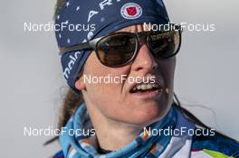 19.01.2022, Antholz, Italy (ITA): Clare Egan (USA) - IBU World Cup Biathlon, training, Antholz (ITA). www.nordicfocus.com. © Thibaut/NordicFocus. Every downloaded picture is fee-liable.