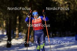 19.01.2022, Antholz, Italy (ITA): Dzinara Alimbekava (BLR) - IBU World Cup Biathlon, training, Antholz (ITA). www.nordicfocus.com. © Manzoni/NordicFocus. Every downloaded picture is fee-liable.