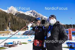 19.01.2022, Antholz, Italy (ITA): Rene Zahkna (EST) - IBU World Cup Biathlon, training, Antholz (ITA). www.nordicfocus.com. © Manzoni/NordicFocus. Every downloaded picture is fee-liable.