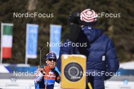 19.01.2022, Antholz, Italy (ITA): Leif Nordgren (USA) - IBU World Cup Biathlon, training, Antholz (ITA). www.nordicfocus.com. © Manzoni/NordicFocus. Every downloaded picture is fee-liable.