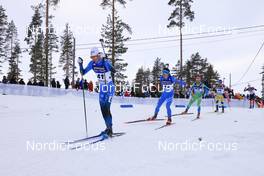 06.03.2022, Kontiolahti, Finland (FIN): Eric Perrot (FRA), Tommaso Giacomel (ITA), Klemen Bauer (SLO), Malte Stefansson (SWE), (l-r) - IBU World Cup Biathlon, pursuit men, Kontiolahti (FIN). www.nordicfocus.com. © Manzoni/NordicFocus. Every downloaded picture is fee-liable.