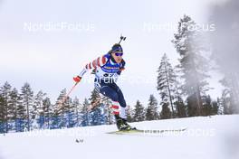 06.03.2022, Kontiolahti, Finland (FIN): Leif Nordgren (USA) - IBU World Cup Biathlon, pursuit men, Kontiolahti (FIN). www.nordicfocus.com. © Manzoni/NordicFocus. Every downloaded picture is fee-liable.