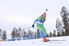 06.03.2022, Kontiolahti, Finland (FIN): Klemen Bauer (SLO) - IBU World Cup Biathlon, pursuit men, Kontiolahti (FIN). www.nordicfocus.com. © Manzoni/NordicFocus. Every downloaded picture is fee-liable.