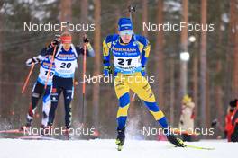 06.03.2022, Kontiolahti, Finland (FIN): Martin Ponsiluoma (SWE) - IBU World Cup Biathlon, pursuit men, Kontiolahti (FIN). www.nordicfocus.com. © Manzoni/NordicFocus. Every downloaded picture is fee-liable.