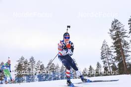 06.03.2022, Kontiolahti, Finland (FIN): Jake Brown (USA) - IBU World Cup Biathlon, pursuit men, Kontiolahti (FIN). www.nordicfocus.com. © Manzoni/NordicFocus. Every downloaded picture is fee-liable.