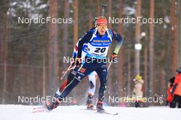 06.03.2022, Kontiolahti, Finland (FIN): Roman Rees (GER) - IBU World Cup Biathlon, pursuit men, Kontiolahti (FIN). www.nordicfocus.com. © Manzoni/NordicFocus. Every downloaded picture is fee-liable.