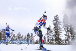 06.03.2022, Kontiolahti, Finland (FIN): Jaakko Ranta (FIN), Kosuke Ozaki (JPN), (l-r) - IBU World Cup Biathlon, pursuit men, Kontiolahti (FIN). www.nordicfocus.com. © Manzoni/NordicFocus. Every downloaded picture is fee-liable.