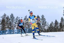 06.03.2022, Kontiolahti, Finland (FIN): Janina Hettich (GER), Johanna Skottheim (SWE), (l-r) - IBU World Cup Biathlon, pursuit women, Kontiolahti (FIN). www.nordicfocus.com. © Manzoni/NordicFocus. Every downloaded picture is fee-liable.