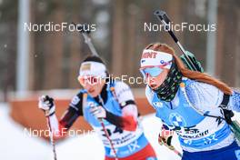 06.03.2022, Kontiolahti, Finland (FIN): Suvi Minkkinen (FIN) - IBU World Cup Biathlon, pursuit women, Kontiolahti (FIN). www.nordicfocus.com. © Manzoni/NordicFocus. Every downloaded picture is fee-liable.