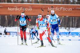 06.03.2022, Kontiolahti, Finland (FIN): Ida Lien (NOR), Monika Hojnisz-Starega (POL), Suvi Minkkinen (FIN), (l-r) - IBU World Cup Biathlon, pursuit women, Kontiolahti (FIN). www.nordicfocus.com. © Manzoni/NordicFocus. Every downloaded picture is fee-liable.