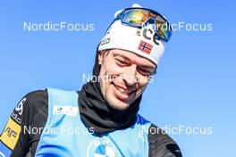04.03.2022, Kontiolahti, Finland (FIN): Sturla Holm Laegreid (NOR) - IBU World Cup Biathlon, relay men, Kontiolahti (FIN). www.nordicfocus.com. © Manzoni/NordicFocus. Every downloaded picture is fee-liable.