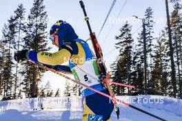 04.03.2022, Kontiolahti, Finland (FIN): Jesper Nelin (SWE) - IBU World Cup Biathlon, relay men, Kontiolahti (FIN). www.nordicfocus.com. © Manzoni/NordicFocus. Every downloaded picture is fee-liable.