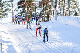 04.03.2022, Kontiolahti, Finland (FIN): Antonin Guigonnat (FRA), Sivert Guttorm Bakken (NOR), (l-r) - IBU World Cup Biathlon, relay men, Kontiolahti (FIN). www.nordicfocus.com. © Manzoni/NordicFocus. Every downloaded picture is fee-liable.