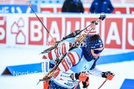 04.03.2022, Kontiolahti, Finland (FIN): Jake Brown (USA) - IBU World Cup Biathlon, relay men, Kontiolahti (FIN). www.nordicfocus.com. © Manzoni/NordicFocus. Every downloaded picture is fee-liable.