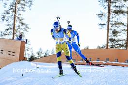 04.03.2022, Kontiolahti, Finland (FIN): Martin Ponsiluoma (SWE) - IBU World Cup Biathlon, relay men, Kontiolahti (FIN). www.nordicfocus.com. © Manzoni/NordicFocus. Every downloaded picture is fee-liable.