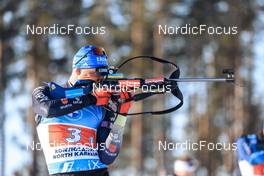 04.03.2022, Kontiolahti, Finland (FIN): Erik Lesser (GER) - IBU World Cup Biathlon, relay men, Kontiolahti (FIN). www.nordicfocus.com. © Manzoni/NordicFocus. Every downloaded picture is fee-liable.