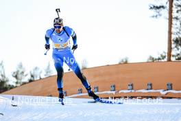 04.03.2022, Kontiolahti, Finland (FIN): Simon Desthieux (FRA) - IBU World Cup Biathlon, relay men, Kontiolahti (FIN). www.nordicfocus.com. © Manzoni/NordicFocus. Every downloaded picture is fee-liable.