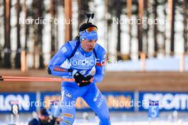 04.03.2022, Kontiolahti, Finland (FIN): Tommaso Giacomel (ITA) - IBU World Cup Biathlon, relay men, Kontiolahti (FIN). www.nordicfocus.com. © Manzoni/NordicFocus. Every downloaded picture is fee-liable.