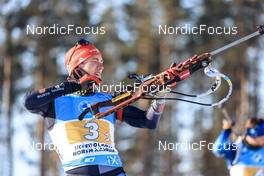 04.03.2022, Kontiolahti, Finland (FIN): Benedikt Doll (GER) - IBU World Cup Biathlon, relay men, Kontiolahti (FIN). www.nordicfocus.com. © Manzoni/NordicFocus. Every downloaded picture is fee-liable.