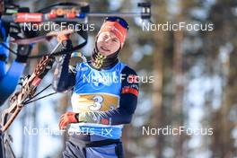 04.03.2022, Kontiolahti, Finland (FIN): Benedikt Doll (GER) - IBU World Cup Biathlon, relay men, Kontiolahti (FIN). www.nordicfocus.com. © Manzoni/NordicFocus. Every downloaded picture is fee-liable.