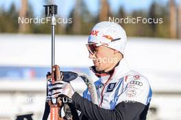 04.03.2022, Kontiolahti, Finland (FIN): Felix Leitner (AUT) - IBU World Cup Biathlon, relay men, Kontiolahti (FIN). www.nordicfocus.com. © Manzoni/NordicFocus. Every downloaded picture is fee-liable.