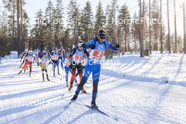 04.03.2022, Kontiolahti, Finland (FIN): Antonin Guigonnat (FRA) - IBU World Cup Biathlon, relay men, Kontiolahti (FIN). www.nordicfocus.com. © Manzoni/NordicFocus. Every downloaded picture is fee-liable.