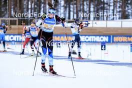 03.03.2022, Kontiolahti, Finland (FIN): Susan Kuelm (EST) - IBU World Cup Biathlon, relay women, Kontiolahti (FIN). www.nordicfocus.com. © Manzoni/NordicFocus. Every downloaded picture is fee-liable.