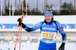 03.03.2022, Kontiolahti, Finland (FIN): Justine Braisaz-Bouchet (FRA) - IBU World Cup Biathlon, relay women, Kontiolahti (FIN). www.nordicfocus.com. © Manzoni/NordicFocus. Every downloaded picture is fee-liable.