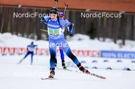 03.03.2022, Kontiolahti, Finland (FIN): Anais Chevalier-Bouchet (FRA) - IBU World Cup Biathlon, relay women, Kontiolahti (FIN). www.nordicfocus.com. © Manzoni/NordicFocus. Every downloaded picture is fee-liable.
