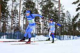 03.03.2022, Kontiolahti, Finland (FIN): Dorothea Wierer (ITA), Zuzana Remenova (SVK), (l-r) - IBU World Cup Biathlon, relay women, Kontiolahti (FIN). www.nordicfocus.com. © Manzoni/NordicFocus. Every downloaded picture is fee-liable.