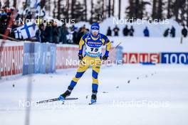 05.03.2022, Kontiolahti, Finland (FIN): Jesper Nelin (SWE) - IBU World Cup Biathlon, sprint men, Kontiolahti (FIN). www.nordicfocus.com. © Manzoni/NordicFocus. Every downloaded picture is fee-liable.