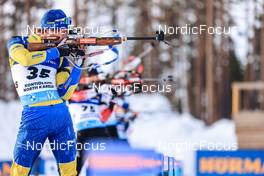 05.03.2022, Kontiolahti, Finland (FIN): Peppe Femling (SWE) - IBU World Cup Biathlon, sprint men, Kontiolahti (FIN). www.nordicfocus.com. © Manzoni/NordicFocus. Every downloaded picture is fee-liable.