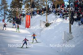 05.03.2022, Kontiolahti, Finland (FIN): Franziska Preuss (GER), Hanna Oeberg (SWE), (l-r) - IBU World Cup Biathlon, sprint women, Kontiolahti (FIN). www.nordicfocus.com. © Manzoni/NordicFocus. Every downloaded picture is fee-liable.