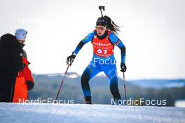 05.03.2022, Kontiolahti, Finland (FIN): Chloe Chevalier (FRA) - IBU World Cup Biathlon, sprint women, Kontiolahti (FIN). www.nordicfocus.com. © Manzoni/NordicFocus. Every downloaded picture is fee-liable.