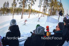 05.03.2022, Kontiolahti, Finland (FIN): Jessica Jislova (CZE), Ivona Fialkova (SVK) - IBU World Cup Biathlon, sprint women, Kontiolahti (FIN). www.nordicfocus.com. © Manzoni/NordicFocus. Every downloaded picture is fee-liable.