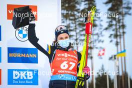 05.03.2022, Kontiolahti, Finland (FIN): Stina Nilsson (SWE) - IBU World Cup Biathlon, sprint women, Kontiolahti (FIN). www.nordicfocus.com. © Manzoni/NordicFocus. Every downloaded picture is fee-liable.