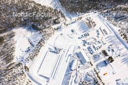 01.03.2022, Kontiolahti, Finland (FIN): Event Feature: Overview over the Biathlon Stadium of Kontiolahti - IBU World Cup Biathlon, training, Kontiolahti (FIN). www.nordicfocus.com. © Manzoni/NordicFocus. Every downloaded picture is fee-liable.