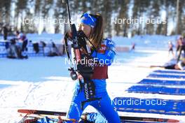 01.03.2022, Kontiolahti, Finland (FIN): Dorothea Wierer (ITA) - IBU World Cup Biathlon, training, Kontiolahti (FIN). www.nordicfocus.com. © Manzoni/NordicFocus. Every downloaded picture is fee-liable.