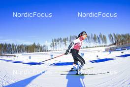 01.03.2022, Kontiolahti, Finland (FIN): Sari Maeda (JPN) - IBU World Cup Biathlon, training, Kontiolahti (FIN). www.nordicfocus.com. © Manzoni/NordicFocus. Every downloaded picture is fee-liable.