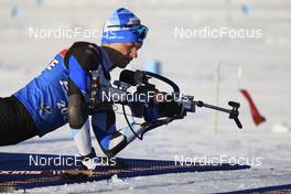 02.03.2022, Kontiolahti, Finland (FIN): Raido Raenkel (EST) - IBU World Cup Biathlon, training, Kontiolahti (FIN). www.nordicfocus.com. © Manzoni/NordicFocus. Every downloaded picture is fee-liable.