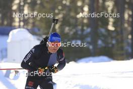 02.03.2022, Kontiolahti, Finland (FIN): Erik Lesser (GER) - IBU World Cup Biathlon, training, Kontiolahti (FIN). www.nordicfocus.com. © Manzoni/NordicFocus. Every downloaded picture is fee-liable.