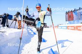 12.03.2022, Otepaeae, Estonia (EST): Erik Lesser (GER) - IBU World Cup Biathlon, mass men, Estonia (EST). www.nordicfocus.com. © Manzoni/NordicFocus. Every downloaded picture is fee-liable.