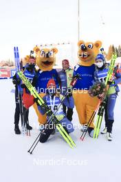12.03.2022, Otepaeae, Estonia (EST): Vanessa Voigt (GER), Franziska Hildebrand (GER), Denise Herrmann (GER), Franziska Preuss (GER), (l-r) - IBU World Cup Biathlon, mass women, Estonia (EST). www.nordicfocus.com. © Manzoni/NordicFocus. Every downloaded picture is fee-liable.