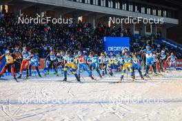 12.03.2022, Otepaeae, Estonia (EST): Start of womens race - IBU World Cup Biathlon, mass women, Estonia (EST). www.nordicfocus.com. © Manzoni/NordicFocus. Every downloaded picture is fee-liable.