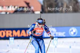 13.03.2022, Otepaeae, Estonia (EST): Lena Haecki (SUI) - IBU World Cup Biathlon, mixed relay, Estonia (EST). www.nordicfocus.com. © Manzoni/NordicFocus. Every downloaded picture is fee-liable.