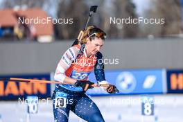 13.03.2022, Otepaeae, Estonia (EST): Deedra Irwin (USA) - IBU World Cup Biathlon, mixed relay, Estonia (EST). www.nordicfocus.com. © Manzoni/NordicFocus. Every downloaded picture is fee-liable.