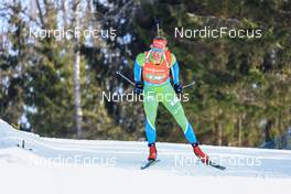 13.03.2022, Otepaeae, Estonia (EST): Klemen Bauer (SLO) - IBU World Cup Biathlon, mixed relay, Estonia (EST). www.nordicfocus.com. © Manzoni/NordicFocus. Every downloaded picture is fee-liable.