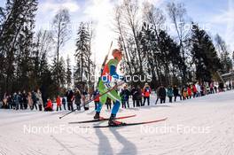 13.03.2022, Otepaeae, Estonia (EST): Miha Dovzan (SLO) - IBU World Cup Biathlon, mixed relay, Estonia (EST). www.nordicfocus.com. © Manzoni/NordicFocus. Every downloaded picture is fee-liable.